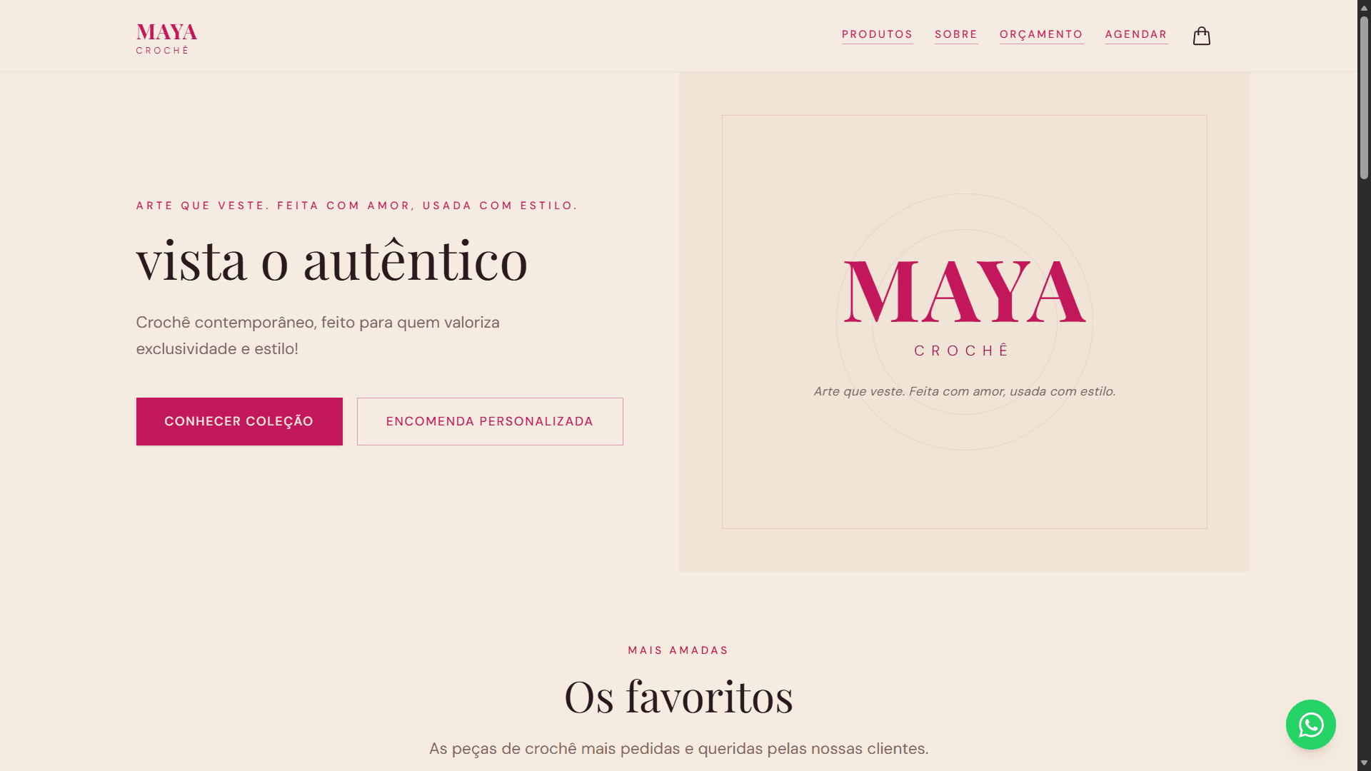 Maya Crochê Online